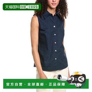 美国奥莱直发 蓝色 自营 Vince麻衬衫