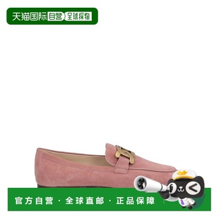 休闲鞋 徽标 tod 乐福鞋 皮鞋 平底麂皮拖鞋 时尚 女士 美国直邮