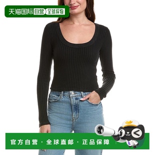 Louise Scoop Neck 自营Project Sweater Washed blac Social