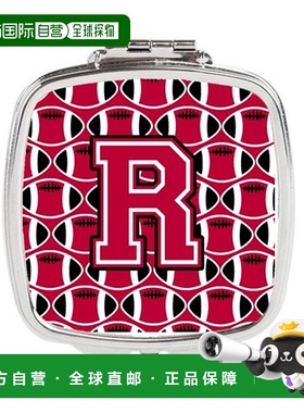 自营Carolines Treasures CJ1079-RSCM 字母 R 足球深红色和正品