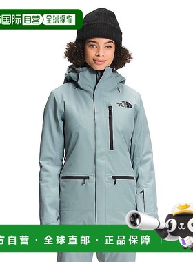自营 The North Face Gatekeeper夹克女式银蓝色防水全拉链SGN152
