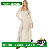 People Embroidered Malina Dress 自营Free Tan Maxi Womens Eye