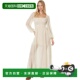People Embroidered Malina Dress 自营Free Tan Maxi Womens Eye