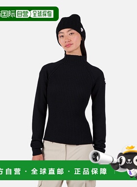 1h可退 美国直邮Rossignol女士Diretta圆领毛衣（黑色）RLNWO0120