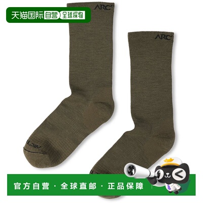 加拿大直邮 始祖鸟Merino Wool Mid Sock 美利奴羊毛中筒袜