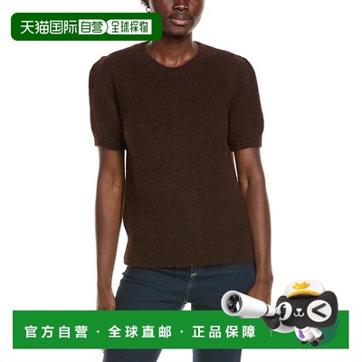 自营Vince Camuto Wool-Bend Crewneck Sweater - brown 美国奥莱