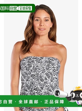 自营 Helen Jon Smooth Bandini女式白色热带印花泳装JDM2143-白