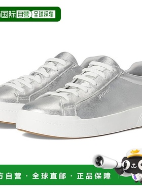 自营Vionic Colbie Sneakers Women's Silver White Leather Plat