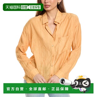 sageSage Clementine Crush镂空衬衫 美国奥莱 自营 橙色 sadie