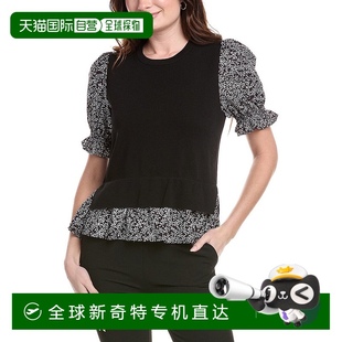Nanette Contrast 自营 Lepore 美国奥莱直 Top black