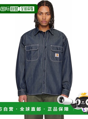 1h可退 香港直邮潮奢 CARHARTT WIP 男士 蓝色 Tigan 牛仔夹克 I0
