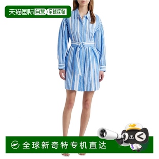 旧 连衣裙 在 蓝色 条纹 cleobella蒂安娜 自营 迷你
