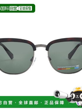 自营Polaroid Polarized Green Square Unisex Sunglasses PLD 41