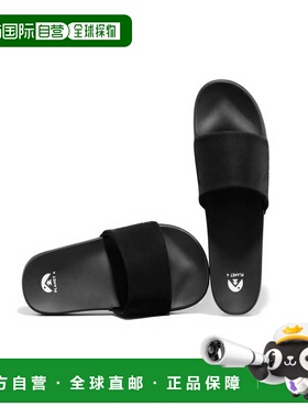 自营dearfoamsPlanet A Men's REGNR8 Slide Sandal - black 美国