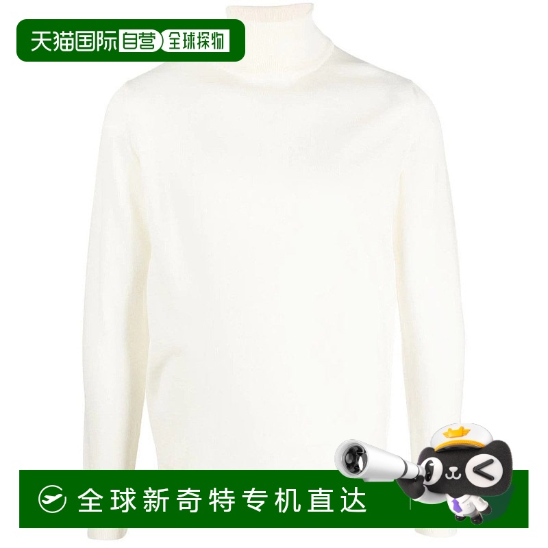 自营 roberto collinaFitted Turtleneck Sweater - white 【美国