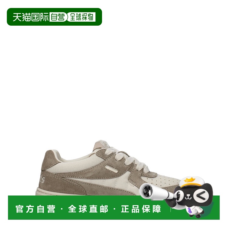 自营 Palm Angels Fabric Women's Sneakers - beige 美国奥莱直