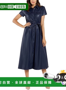 自营 Jude Connally Cecelia衬衫连衣裙-海军蓝 美国奥莱直发