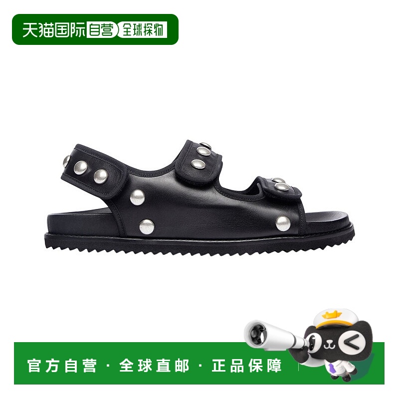 自营Freda Salvador Klara皮革凉鞋-黑色 美国奥莱直发