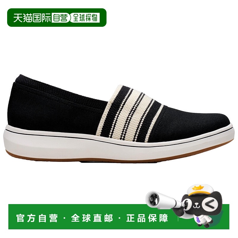 自营Clarks Breeze Sky Mist Black Textile  26181584 Women's -