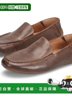 自营Born Marcel BM0016923 Driver Loafer Men's Brown Moc Toe