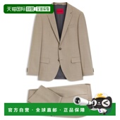 beig slim bossTwo 自营hugo piece suit cloth fit stretch