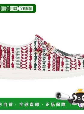 自营Hey Dude Wally Merry Fishmas 43485-6WE Multi Slip On Cas