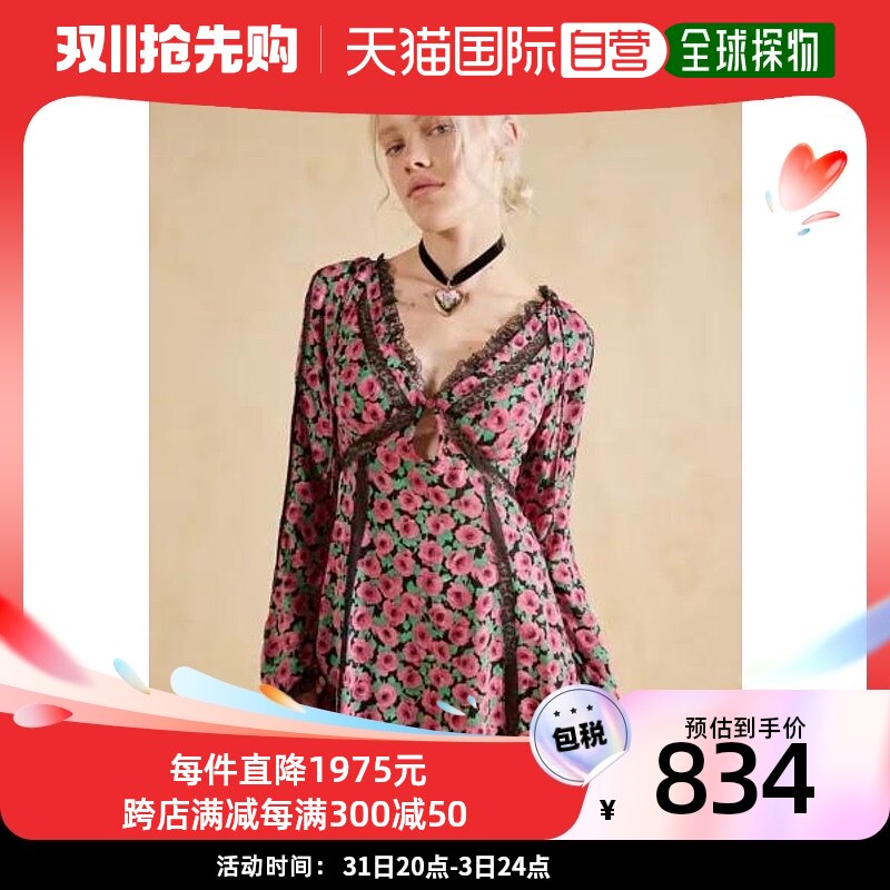【美国直邮】for love & lemons 女士 连衣裙