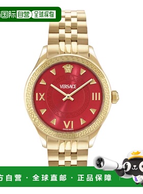 自营versaceHellenyium Bracelet Watch - gold/gold/red 美国奥