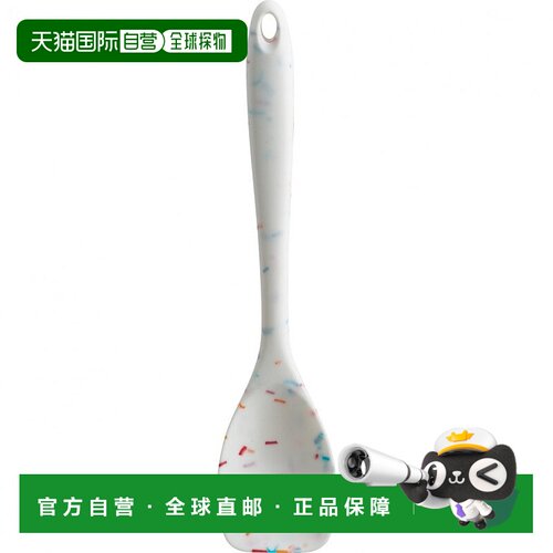 自营 Trudeau Confetti 硅胶勺子刮刀，11 英寸 - 白色 美国奥莱