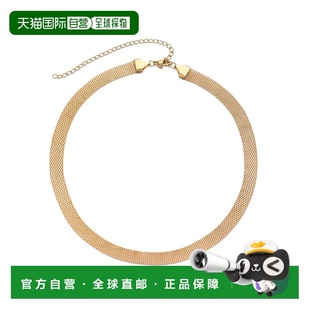 自营adorniaTarnish Resistant 18k Gold Plated Mesh Chain Neck