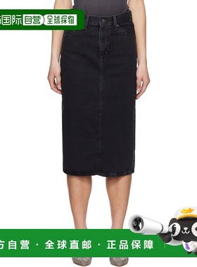 1h可退 香港直邮潮奢 Levi'S 李维斯 女士 黑色 High Rise Slit