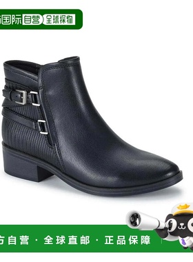 自营Women's Baretraps Mackenzie Boots Black Buckle Almond To