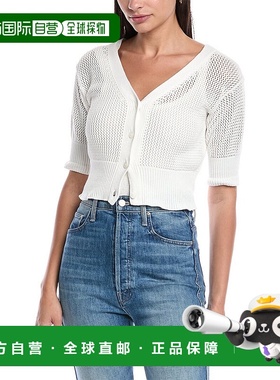 自营 marella马雷拉 奥拉夫羊毛衫-白色 美国奥莱直发针织衫