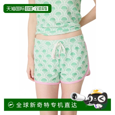 自营 pj salvagePeachy Party Courtside Printed Shorts In Spri