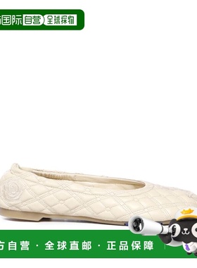自营Burberry Lamb Leather Ballet Women's Flats - white 美国