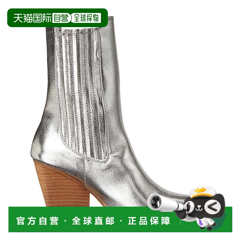 自营chinese laundry女式银色卡利靴 美国奥莱直发