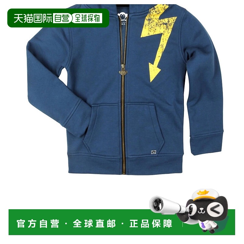 自营 appaman儿童蓝色奋斗者连帽衫 - 蓝色 美国奥莱直发