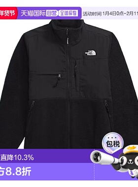 香港直邮北面THE NORTH FACE DENALI 男款拉链立领防风夹克 黑色