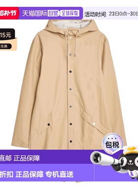 自营Rains Sand Lightweight Waterproof Long Jacket - sand 美