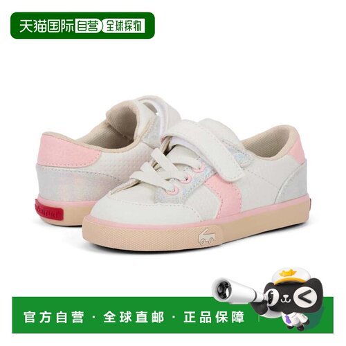 自营see kai run查看Kai Run Connor运动鞋幼儿白色粉红色Lo上衣Z