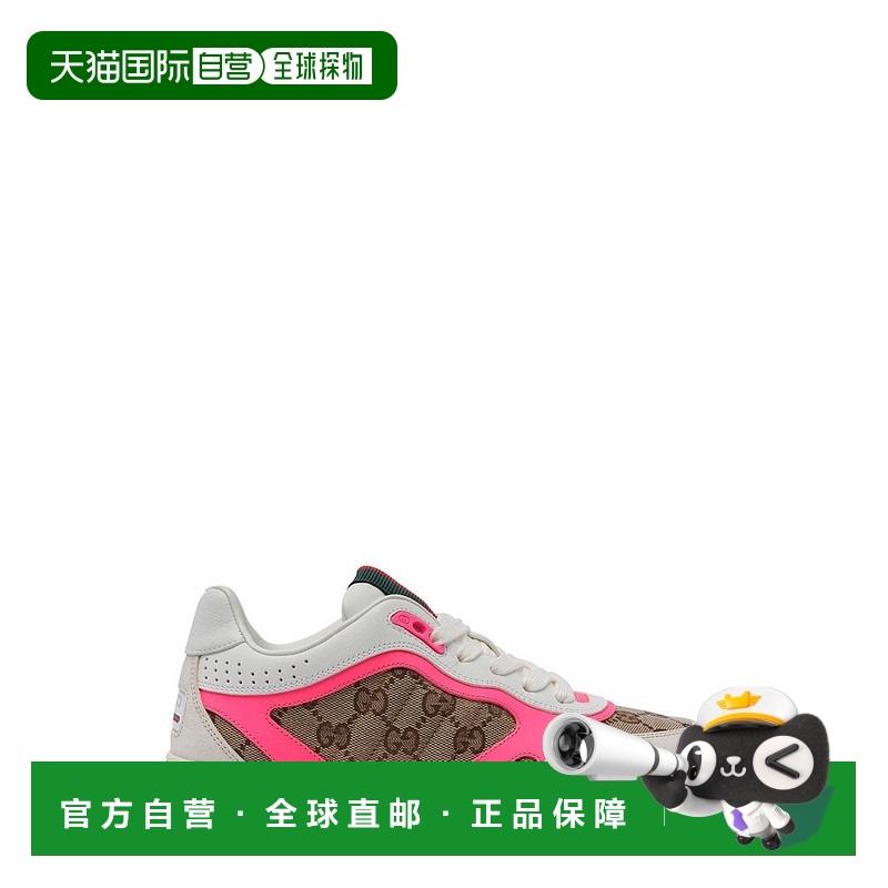 1h可退 香港直邮潮奢 Gucci 古驰 女士 RE-WEB 低帮运动鞋 785452