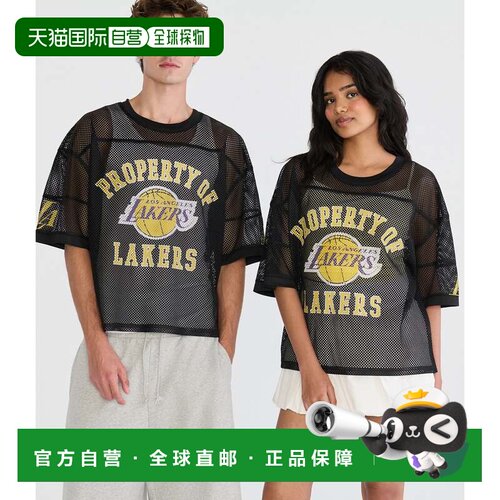 自营Aeropostale Property Of Los Angeles Lakers Boxy Mesh Tee