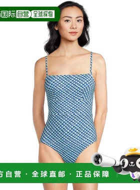自营Women's Tommy Bahama Palm Modern Mosaic Pool Maillot Swi