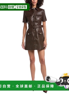 自营Toccin Lydia Snap Front Shirtdress - brown 美国奥莱直发