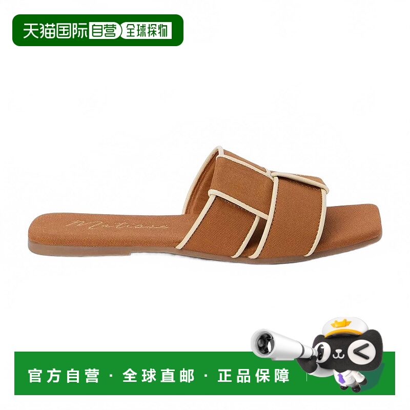 自营matisse黄褐色比斯坎湾女式滑平凉鞋 美国奥莱直发