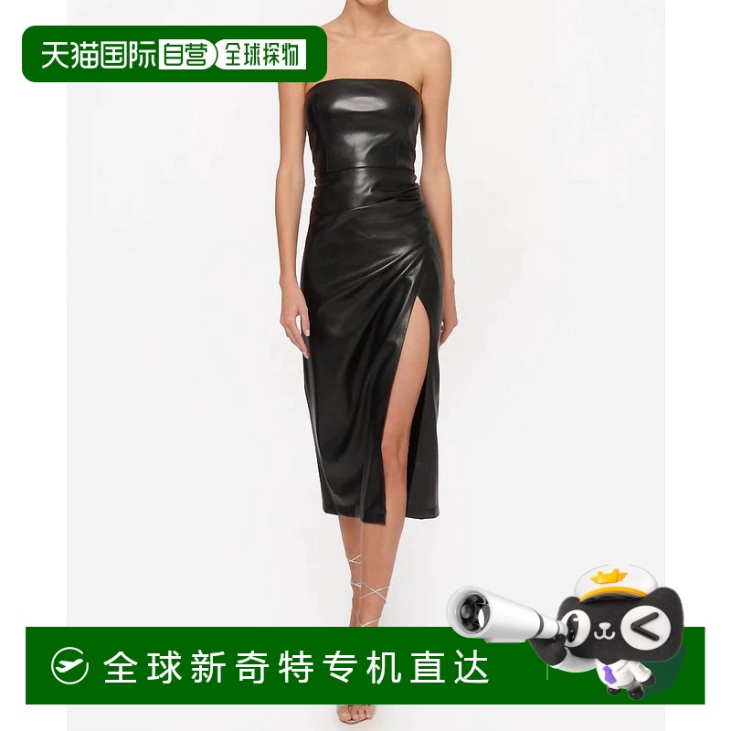 自营 cami nycAndres无肩带迷笛连衣裙，黑色 【美国奥莱】直发