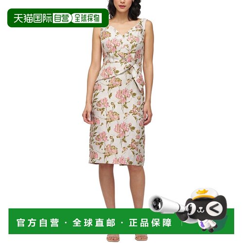 自营JS Collections Veda鸡尾酒会礼服-图案 美国奥莱直发