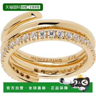 1h可退 香港直邮潮奢 numbering 女士 #8406 戒指 8406Gold