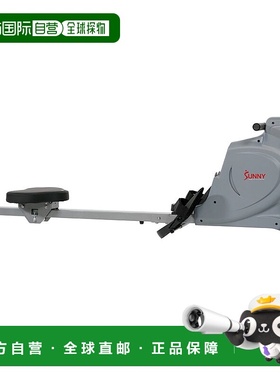自营 Sunny Health & Fitness 太空便捷磁力划船机-灰色 美国奥莱