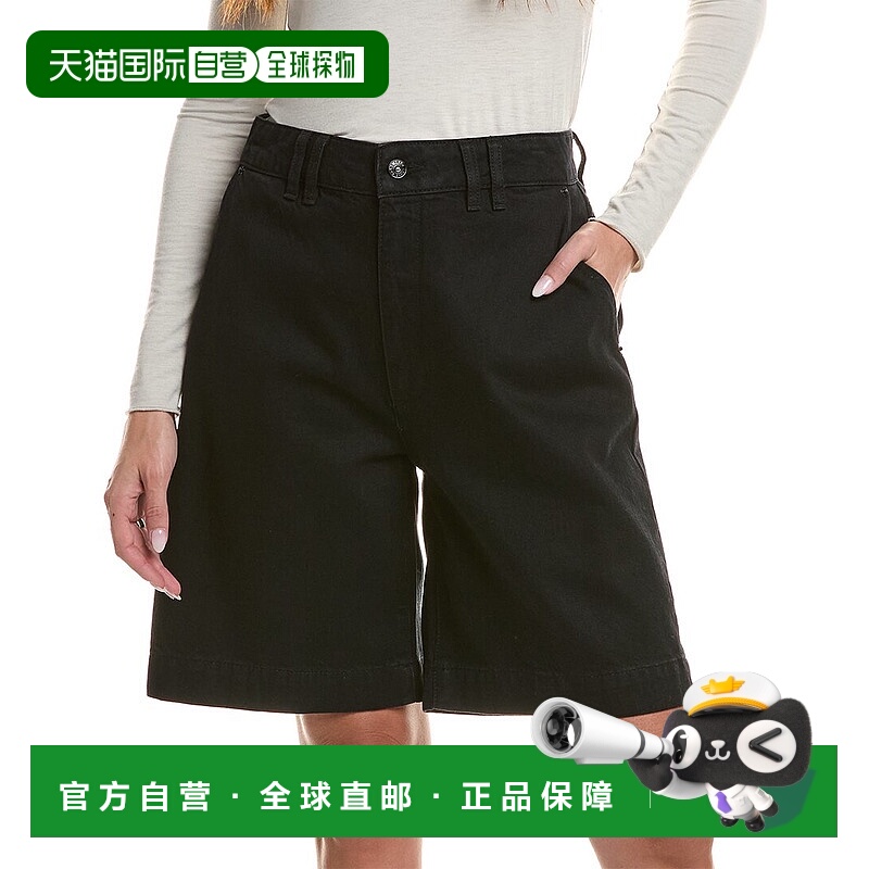自营frame denimFRAME The Trouser Trouble Short - black 美国
